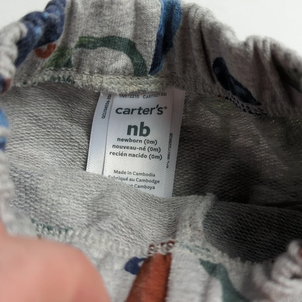 Bundle of Carter's Newborn Sweatpants 3